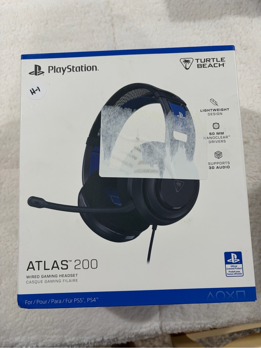 Turtle Beach Atlas 200 Wired Gaming Headset - Black